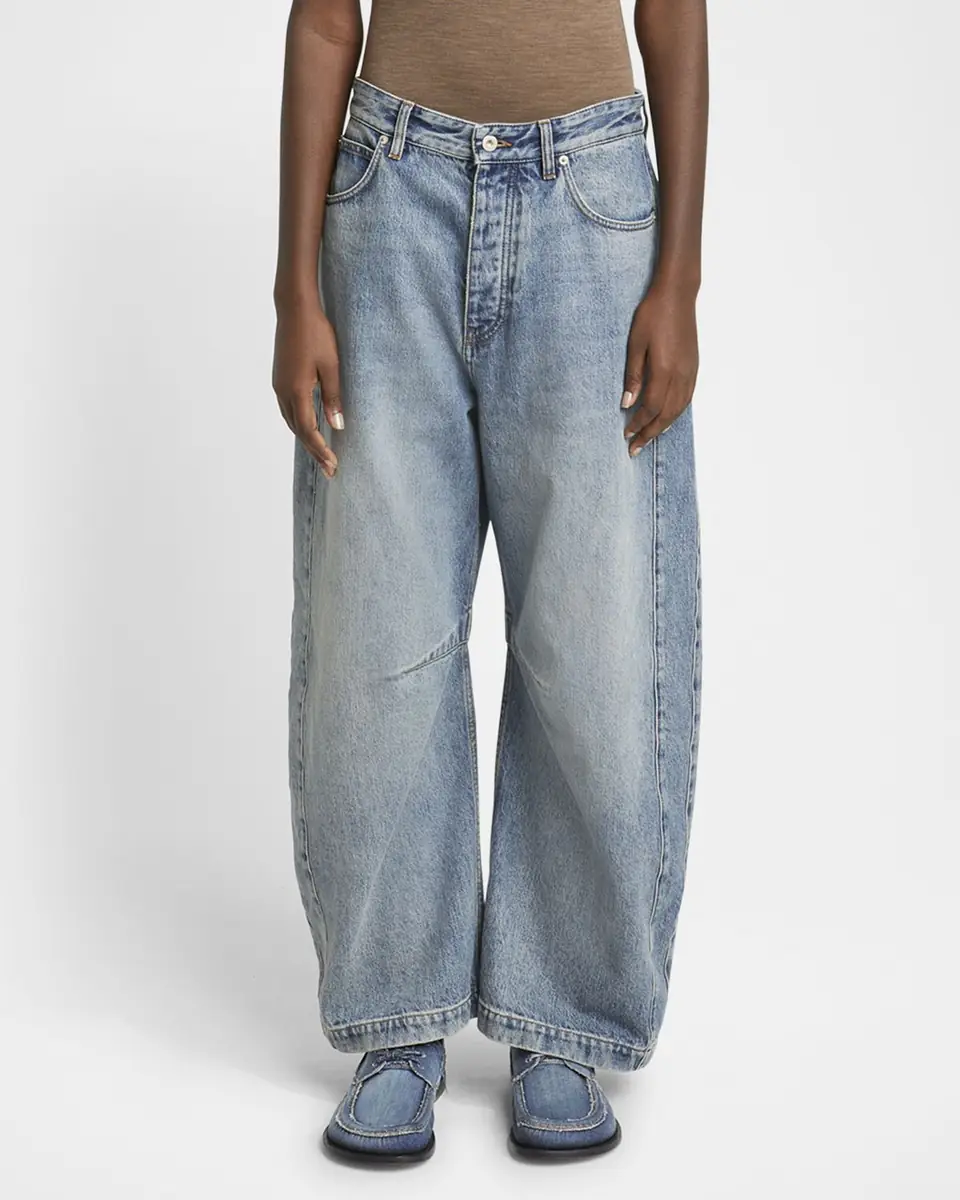 Loewe Anagram Barrel Leg Jeans | Thumbnail 3 Loewe Anagram Barrel Leg Jeans | Thumbnail 3