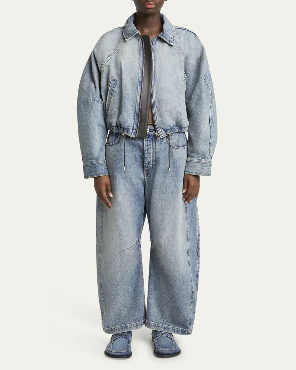 Loewe Anagram Barrel Leg Jeans | Thumbnail 6 Loewe Anagram Barrel Leg Jeans | Thumbnail 6