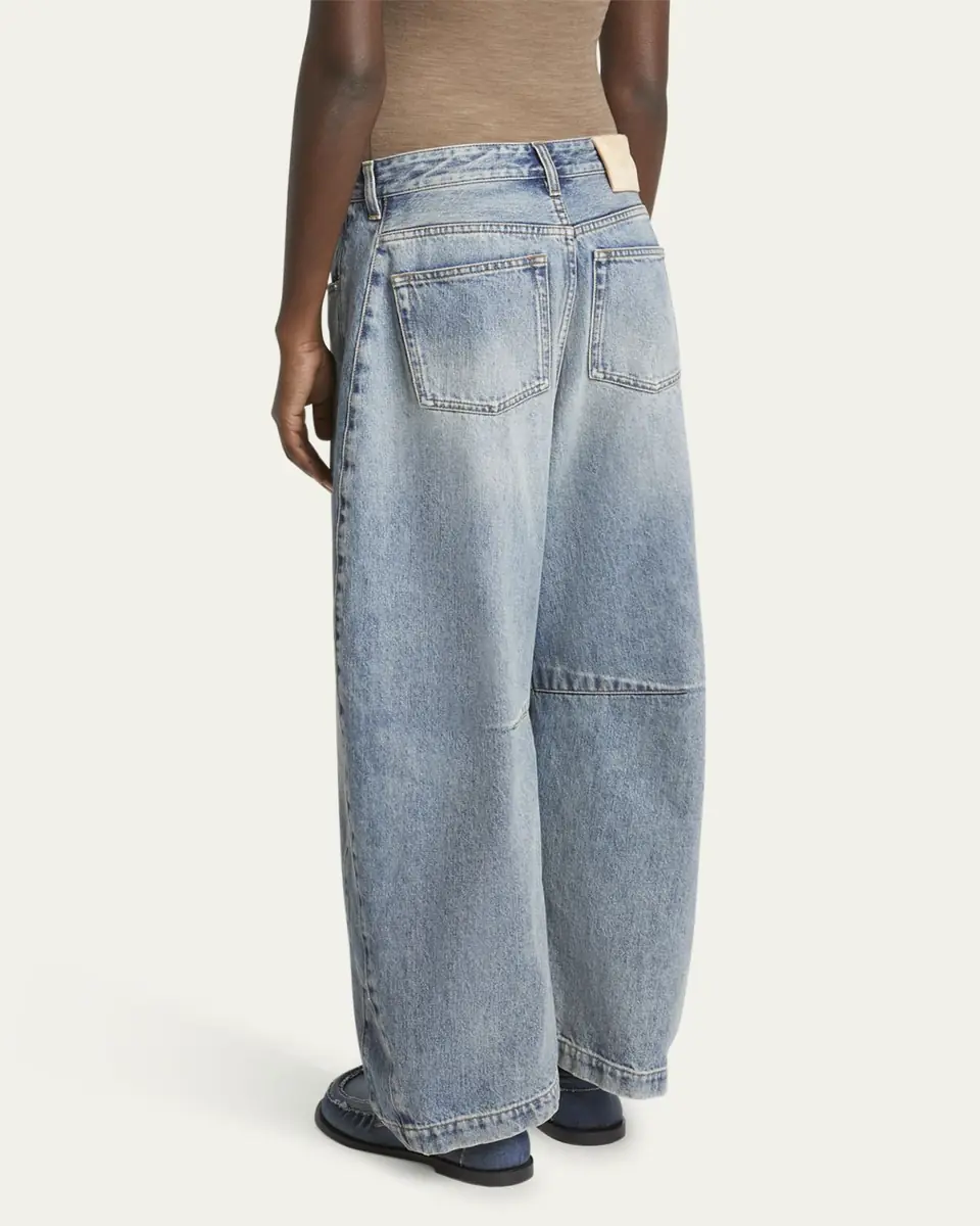 Loewe Anagram Barrel Leg Jeans | Thumbnail 7 Loewe Anagram Barrel Leg Jeans | Thumbnail 7