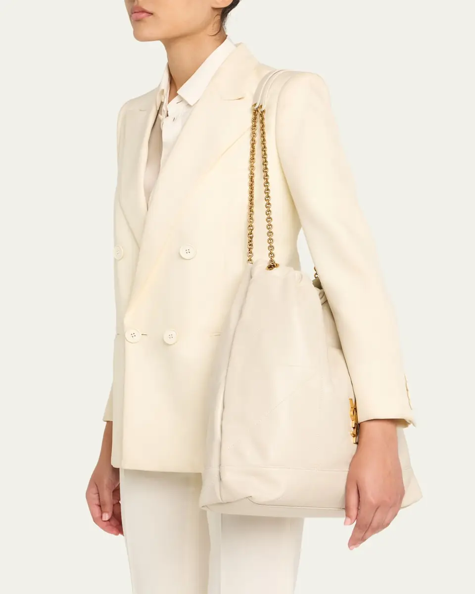 Saint Laurent Jamie Large Pochon YSL Shoulder Bag in Quilted Lambskin Leather | Thumbnail 11