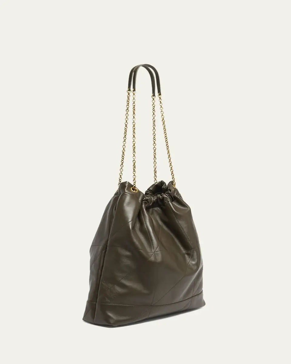Saint Laurent Jamie Large Pochon YSL Shoulder Bag in Quilted Lambskin Leather | Thumbnail 16