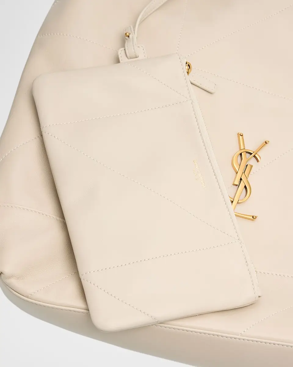 Saint Laurent Jamie Large Pochon YSL Shoulder Bag in Quilted Lambskin Leather | Thumbnail 23