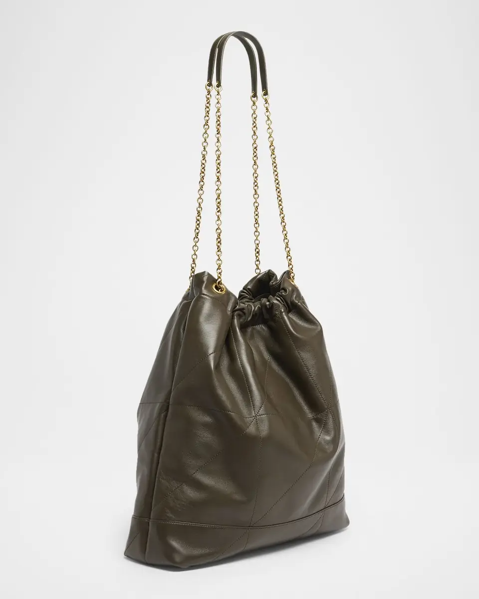 Saint Laurent Jamie Large Pochon YSL Shoulder Bag in Quilted Lambskin Leather | Thumbnail 26