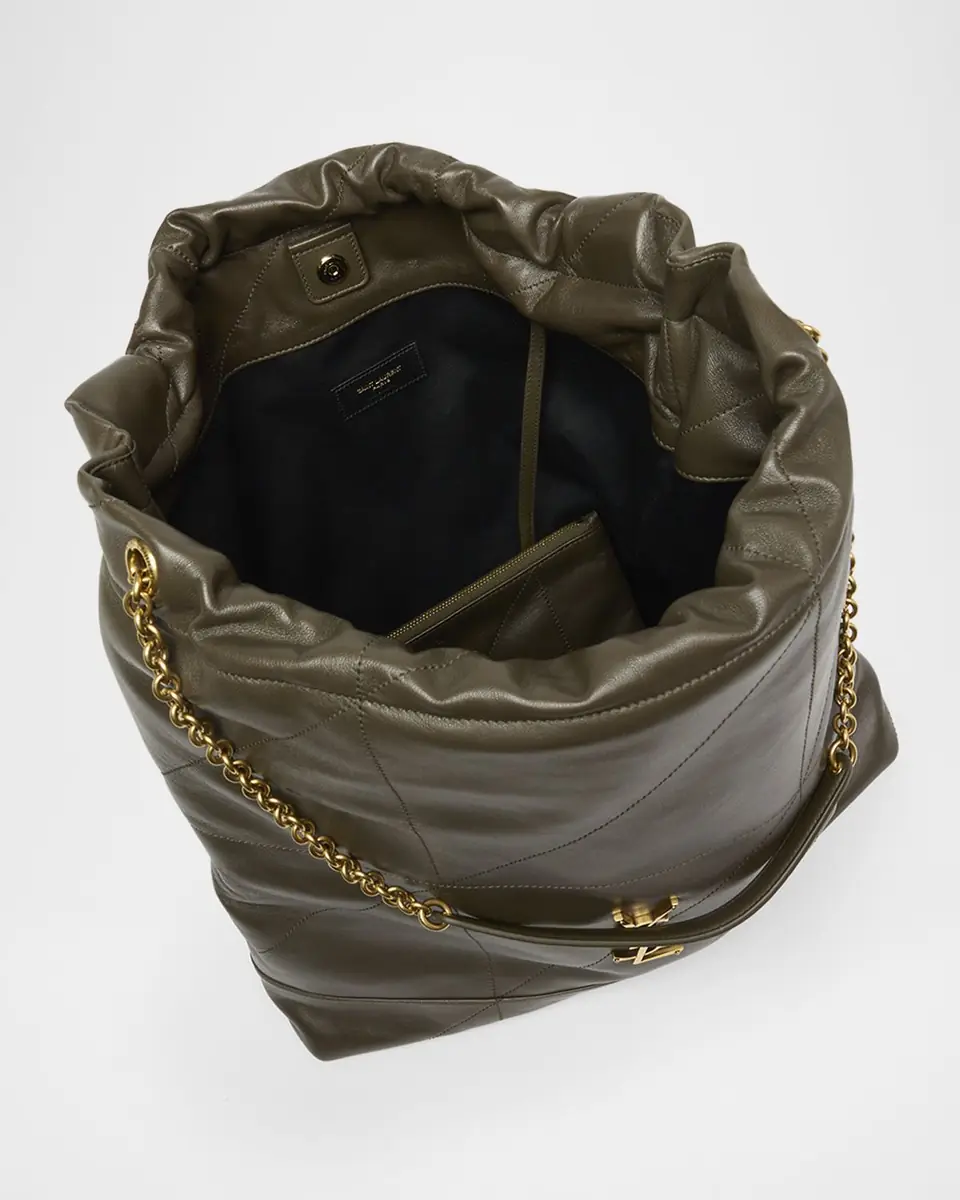 Saint Laurent Jamie Large Pochon YSL Shoulder Bag in Quilted Lambskin Leather | Thumbnail 27