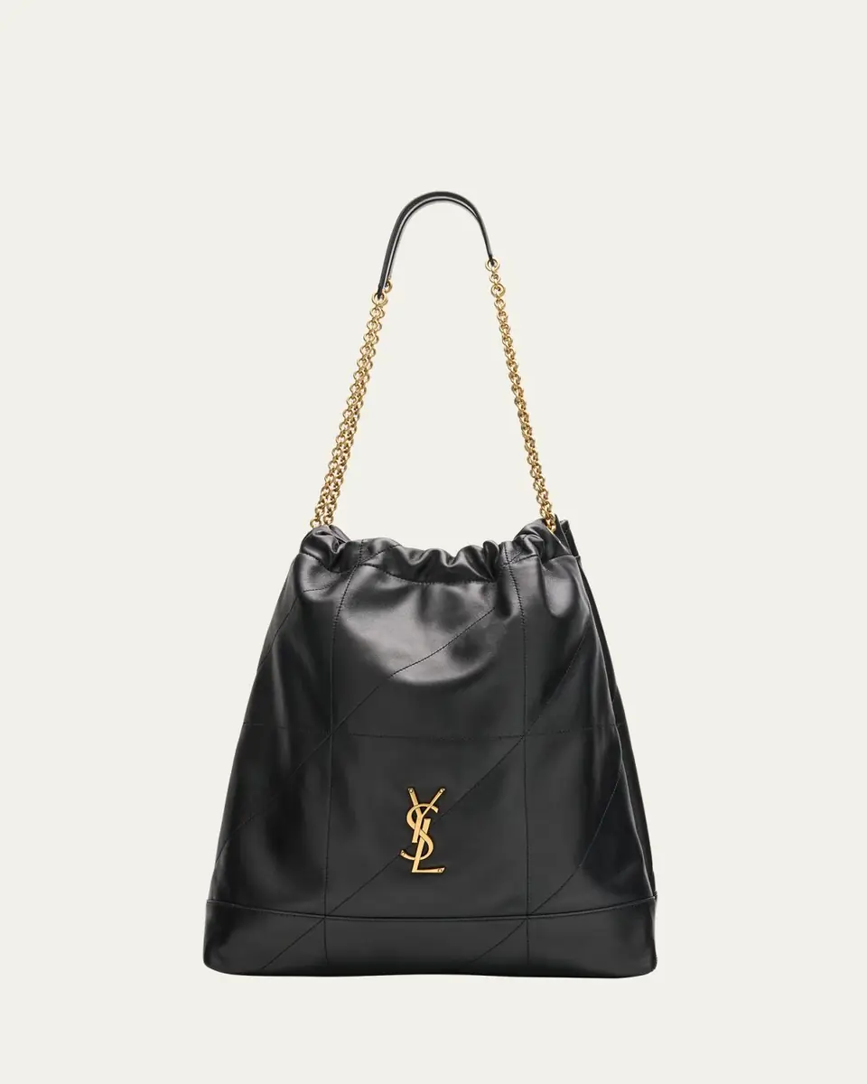 Saint Laurent Jamie Large Pochon YSL Shoulder Bag in Quilted Lambskin Leather | Thumbnail 5