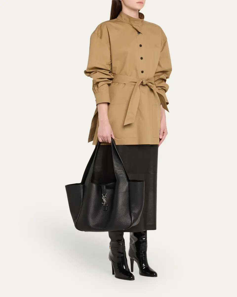 Saint Laurent Jamie Large Pochon YSL Shoulder Bag in Quilted Lambskin Leather | Thumbnail 9