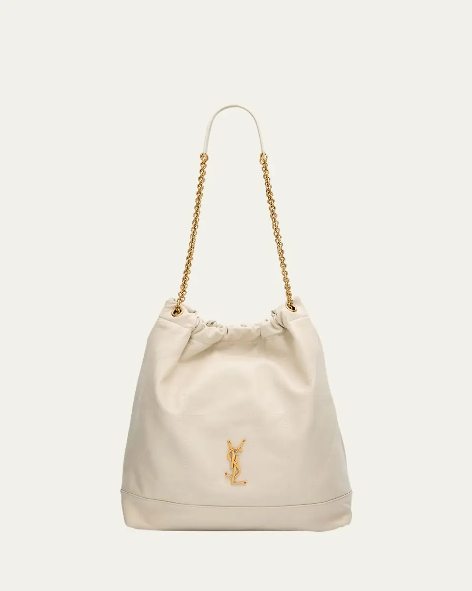 Saint Laurent Jamie Large Pochon YSL Shoulder Bag in Quilted Lambskin Leather | Thumbnail 10