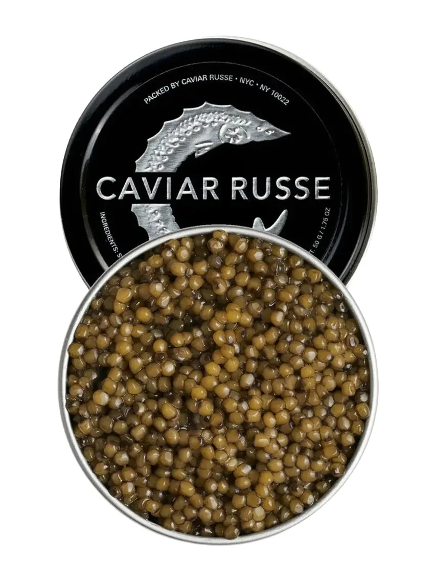 Caviar Russe Gold Osetra Caviar Tin, 4.4 oz.