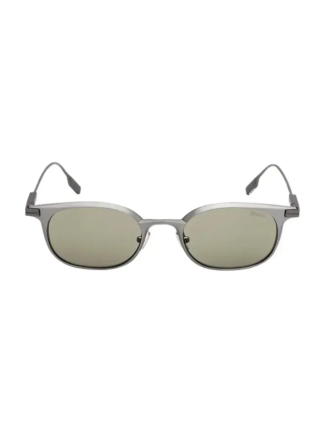 Men's Round Metal Sunglasses