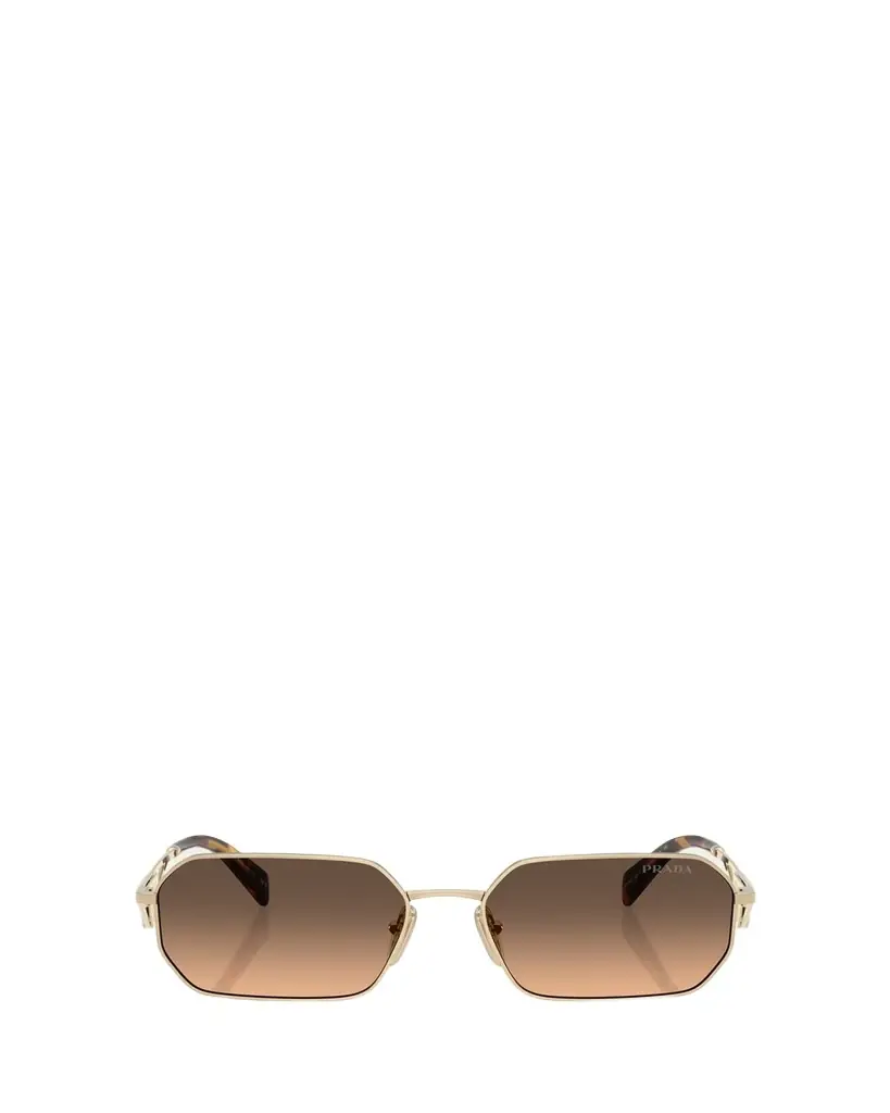 Prada Metal & Plastic Rectangle Sunglasses