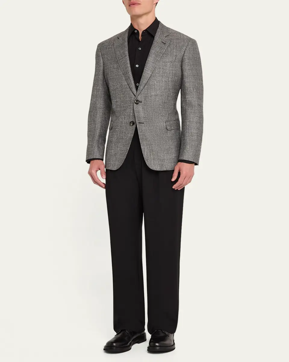 Giorgio Armani Men's Crushed Texture Sport Coat | Thumbnail 2