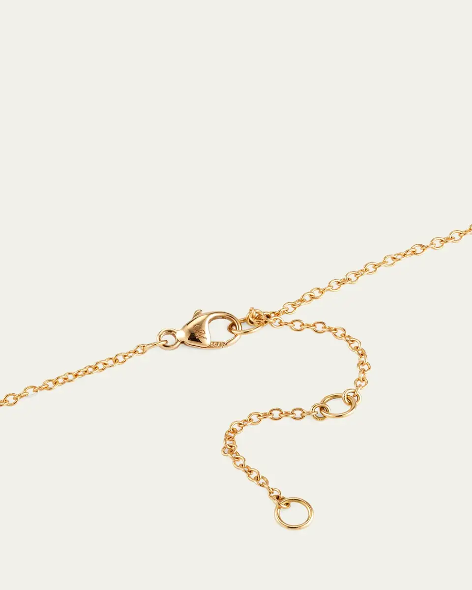 MONICA RICH KOSANN We're All Mad Here 18K Gold Necklace with Diamond | Thumbnail 4 MONICA RICH KOSANN We're All Mad Here 18K Gold Necklace with Diamond | Thumbnail 4