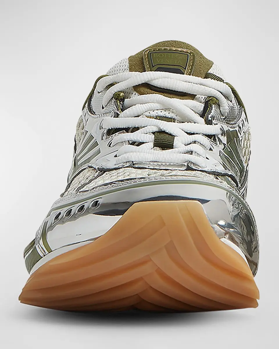 Bottega Veneta Orbit Metallic Net Runner Sneakers | Thumbnail 13 Bottega Veneta Orbit Metallic Net Runner Sneakers | Thumbnail 13