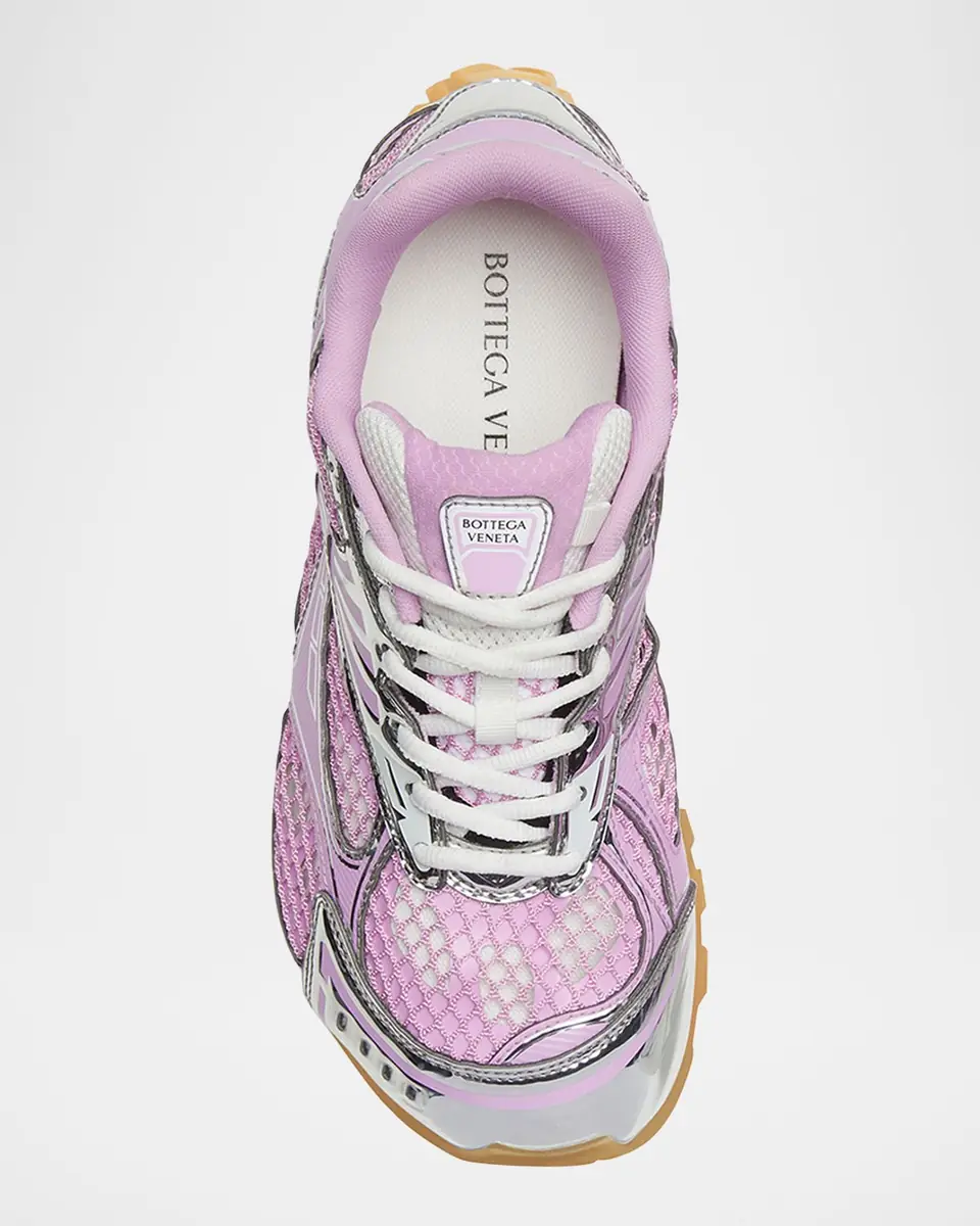 Bottega Veneta Orbit Metallic Net Runner Sneakers | Thumbnail 17 Bottega Veneta Orbit Metallic Net Runner Sneakers | Thumbnail 17