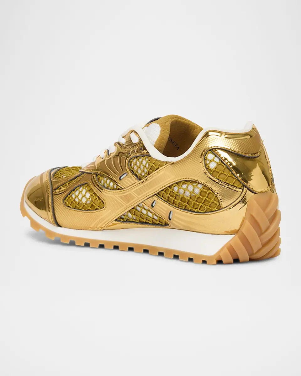 Bottega Veneta Orbit Metallic Net Runner Sneakers | Thumbnail 22 Bottega Veneta Orbit Metallic Net Runner Sneakers | Thumbnail 22