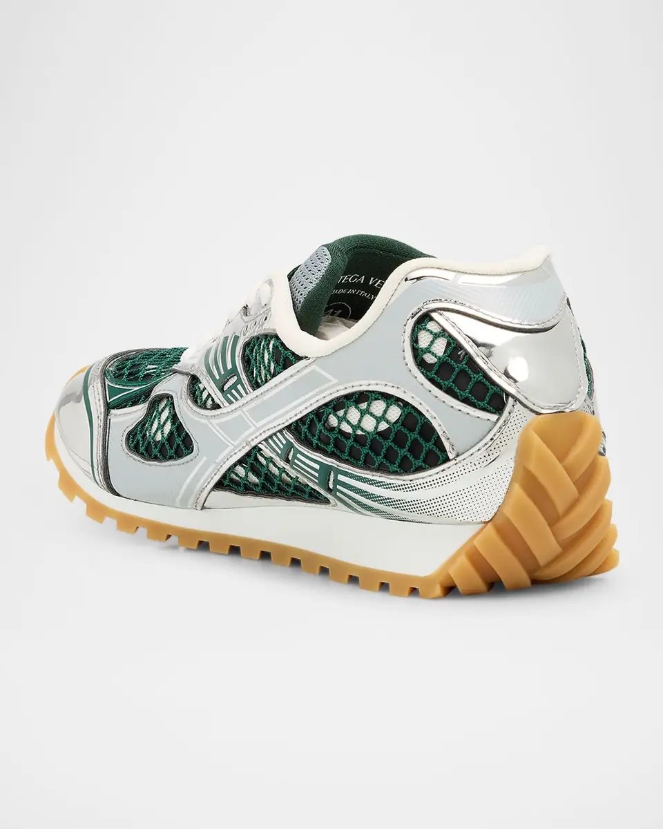 Bottega Veneta Orbit Metallic Net Runner Sneakers | Thumbnail 27 Bottega Veneta Orbit Metallic Net Runner Sneakers | Thumbnail 27