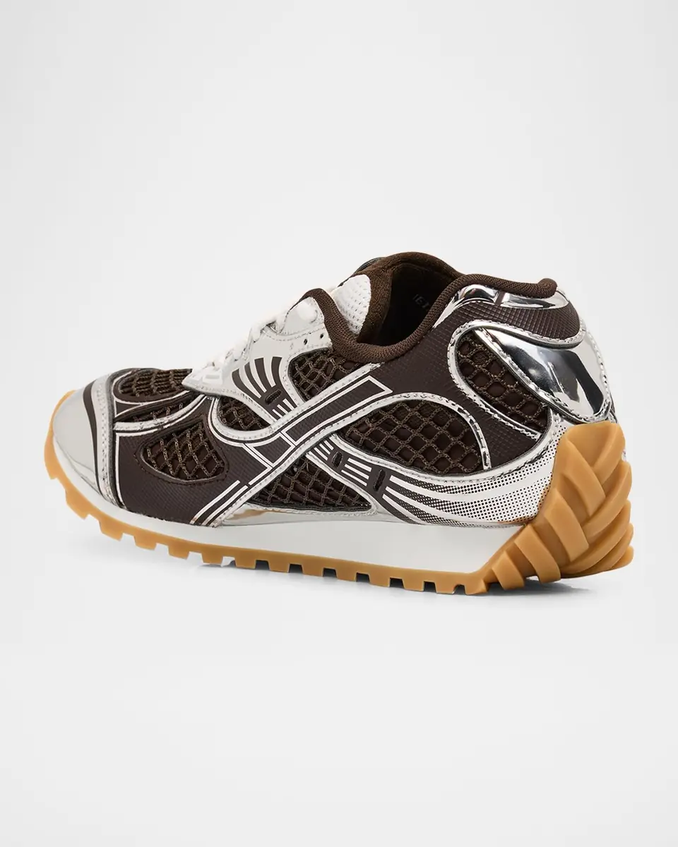 Bottega Veneta Orbit Metallic Net Runner Sneakers | Thumbnail 37 Bottega Veneta Orbit Metallic Net Runner Sneakers | Thumbnail 37