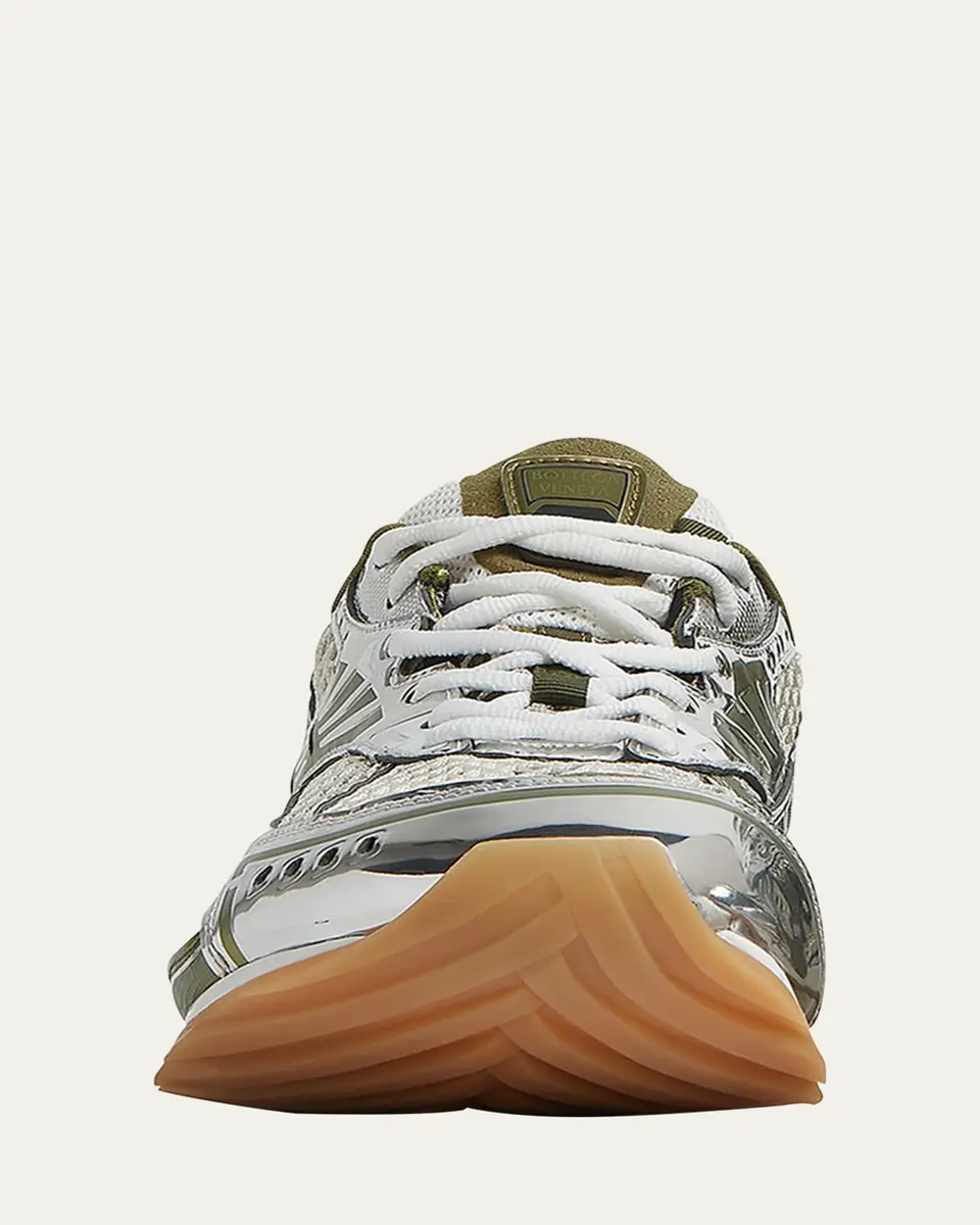 Bottega Veneta Orbit Metallic Net Runner Sneakers | Thumbnail 55 Bottega Veneta Orbit Metallic Net Runner Sneakers | Thumbnail 55