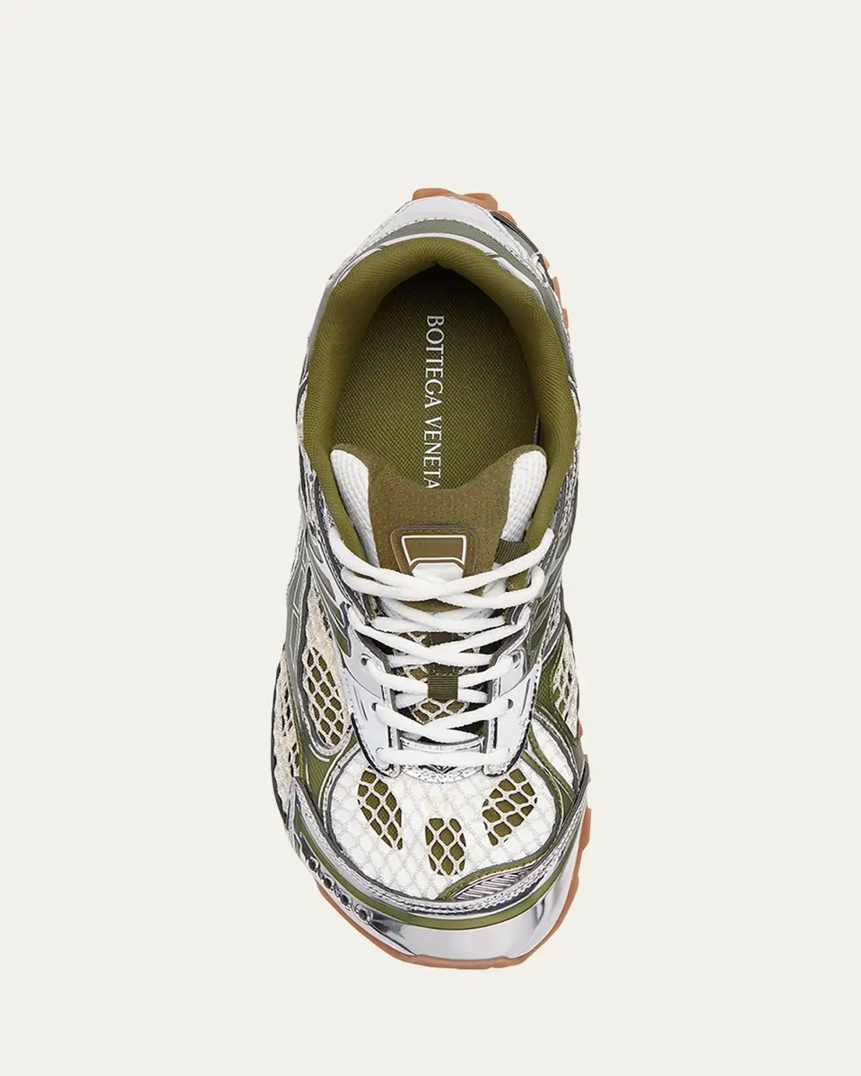 Bottega Veneta Orbit Metallic Net Runner Sneakers | Thumbnail 57 Bottega Veneta Orbit Metallic Net Runner Sneakers | Thumbnail 57