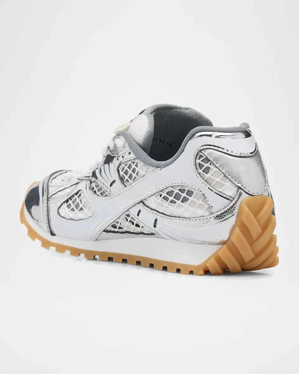 Bottega Veneta Orbit Metallic Net Runner Sneakers | Thumbnail 8 Bottega Veneta Orbit Metallic Net Runner Sneakers | Thumbnail 8