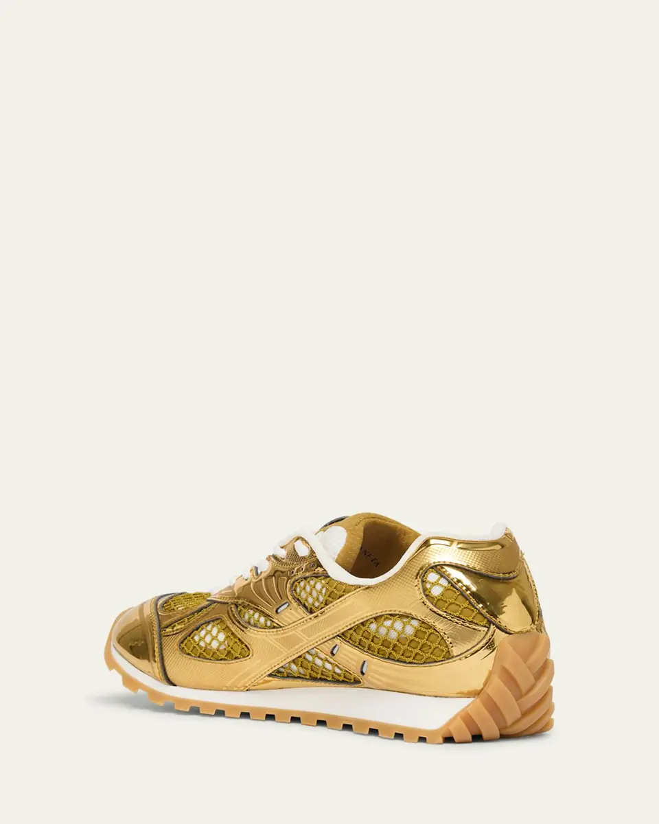 Bottega Veneta Orbit Metallic Net Runner Sneakers | Thumbnail 74 Bottega Veneta Orbit Metallic Net Runner Sneakers | Thumbnail 74