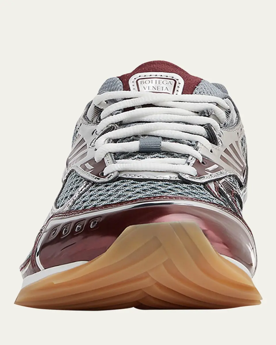 Bottega Veneta Orbit Metallic Net Runner Sneakers | Thumbnail 77 Bottega Veneta Orbit Metallic Net Runner Sneakers | Thumbnail 77
