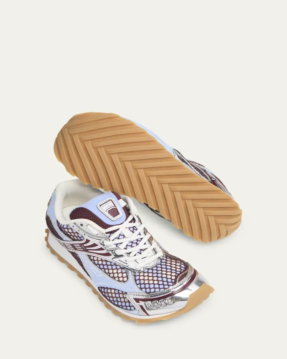 Bottega Veneta Orbit Metallic Net Runner Sneakers | Thumbnail 84 Bottega Veneta Orbit Metallic Net Runner Sneakers | Thumbnail 84