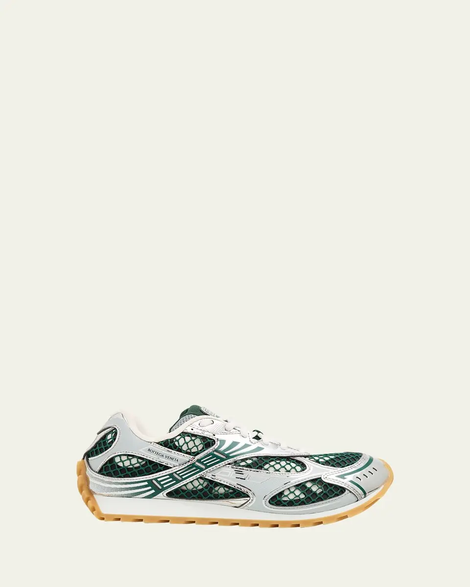 Bottega Veneta Orbit Metallic Net Runner Sneakers | Thumbnail 85 Bottega Veneta Orbit Metallic Net Runner Sneakers | Thumbnail 85