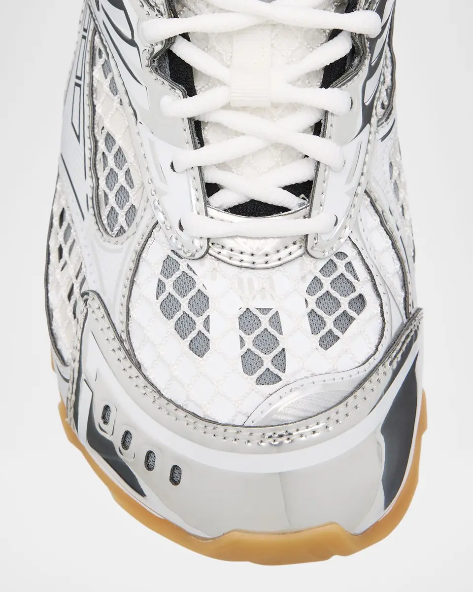 Bottega Veneta Orbit Metallic Net Runner Sneakers | Thumbnail 10 Bottega Veneta Orbit Metallic Net Runner Sneakers | Thumbnail 10