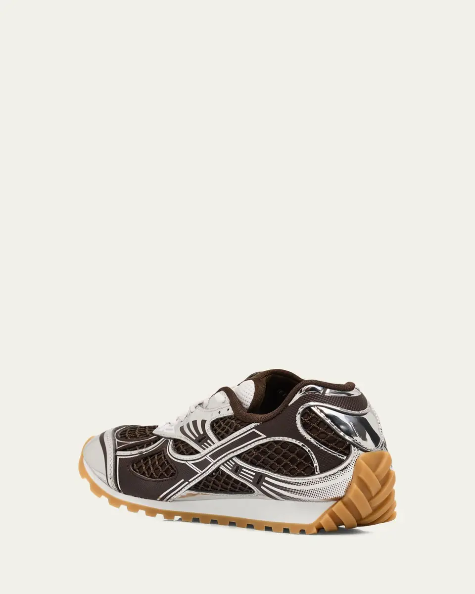Bottega Veneta Orbit Metallic Net Runner Sneakers | Thumbnail 93 Bottega Veneta Orbit Metallic Net Runner Sneakers | Thumbnail 93