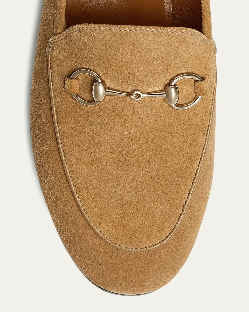 Gucci Jordaan Horsebit Suede Loafers | Thumbnail 9 Gucci Jordaan Horsebit Suede Loafers | Thumbnail 9