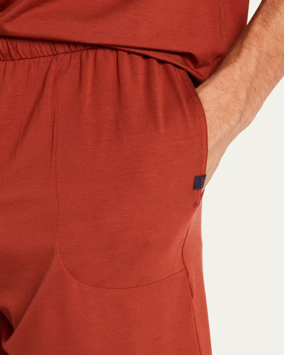 Derek Rose Men's Modal Stretch Drawstring Shorts | Thumbnail 5 Derek Rose Men's Modal Stretch Drawstring Shorts | Thumbnail 5