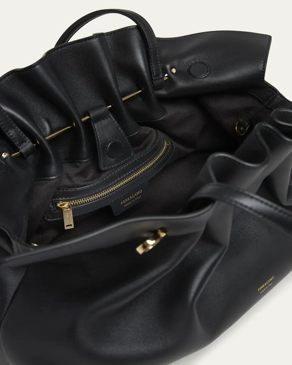 Ferragamo Medium Gancio Piercing Shoulder Bag | Thumbnail 2 Ferragamo Medium Gancio Piercing Shoulder Bag | Thumbnail 2