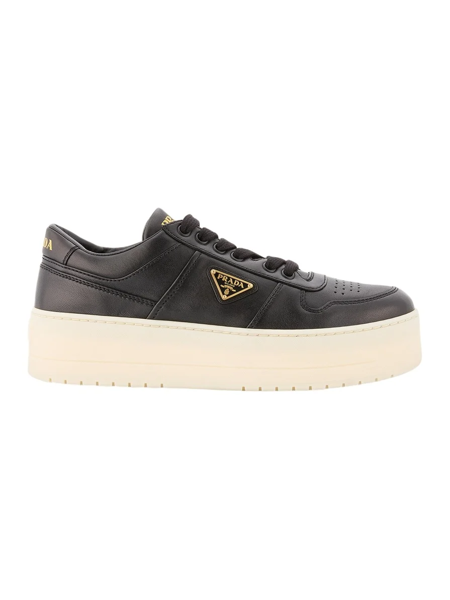 Downtown Leather Low-Top Platform Sneakers Downtown Leather Low-Top Platform Sneakers