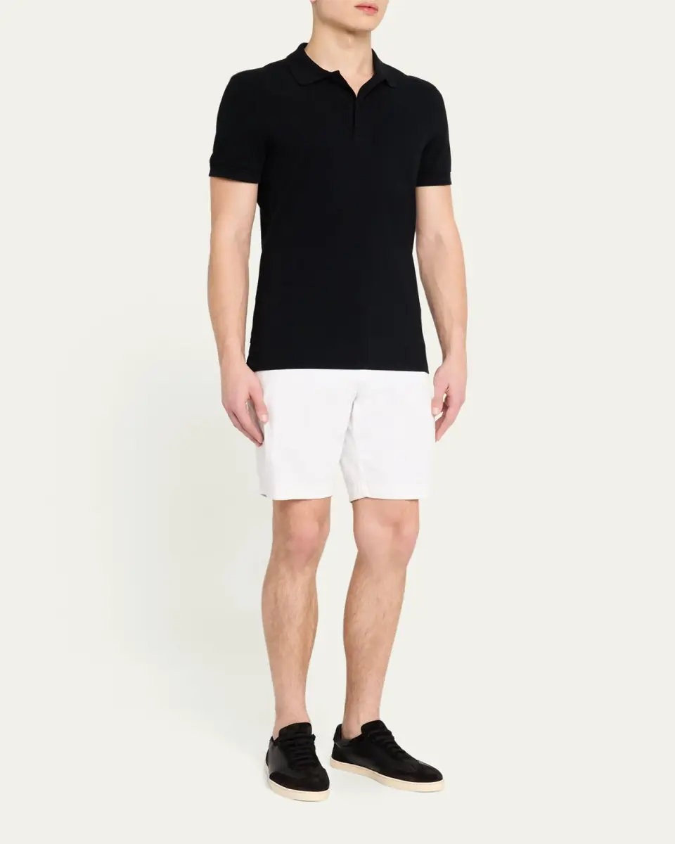 Bergdorf Goodman Men's Leather and Suede T-Toe Low-Top Sneakers | Thumbnail 2 Bergdorf Goodman Men's Leather and Suede T-Toe Low-Top Sneakers | Thumbnail 2