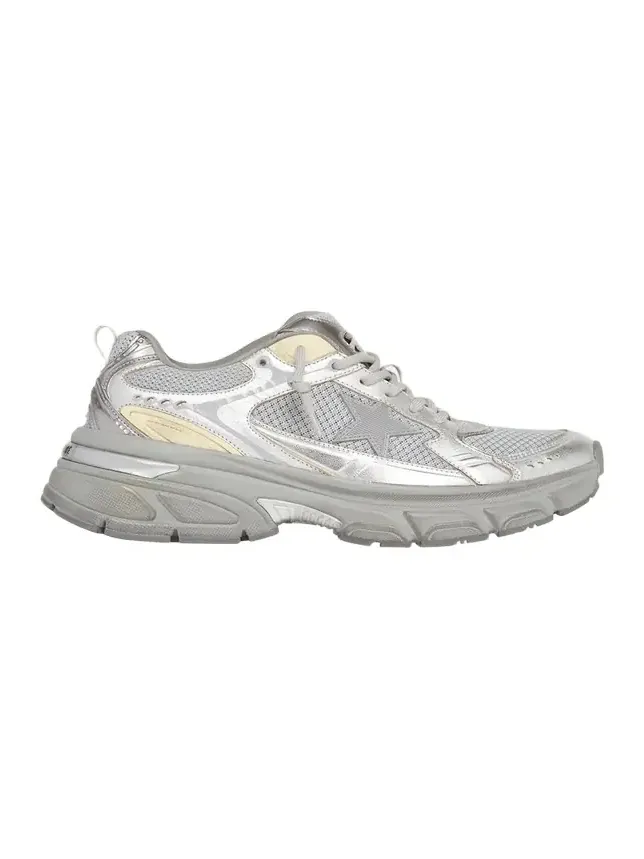 Men's Lightstar Mesh and Leather Runner Sneakers Men's Lightstar Mesh and Leather Runner Sneakers