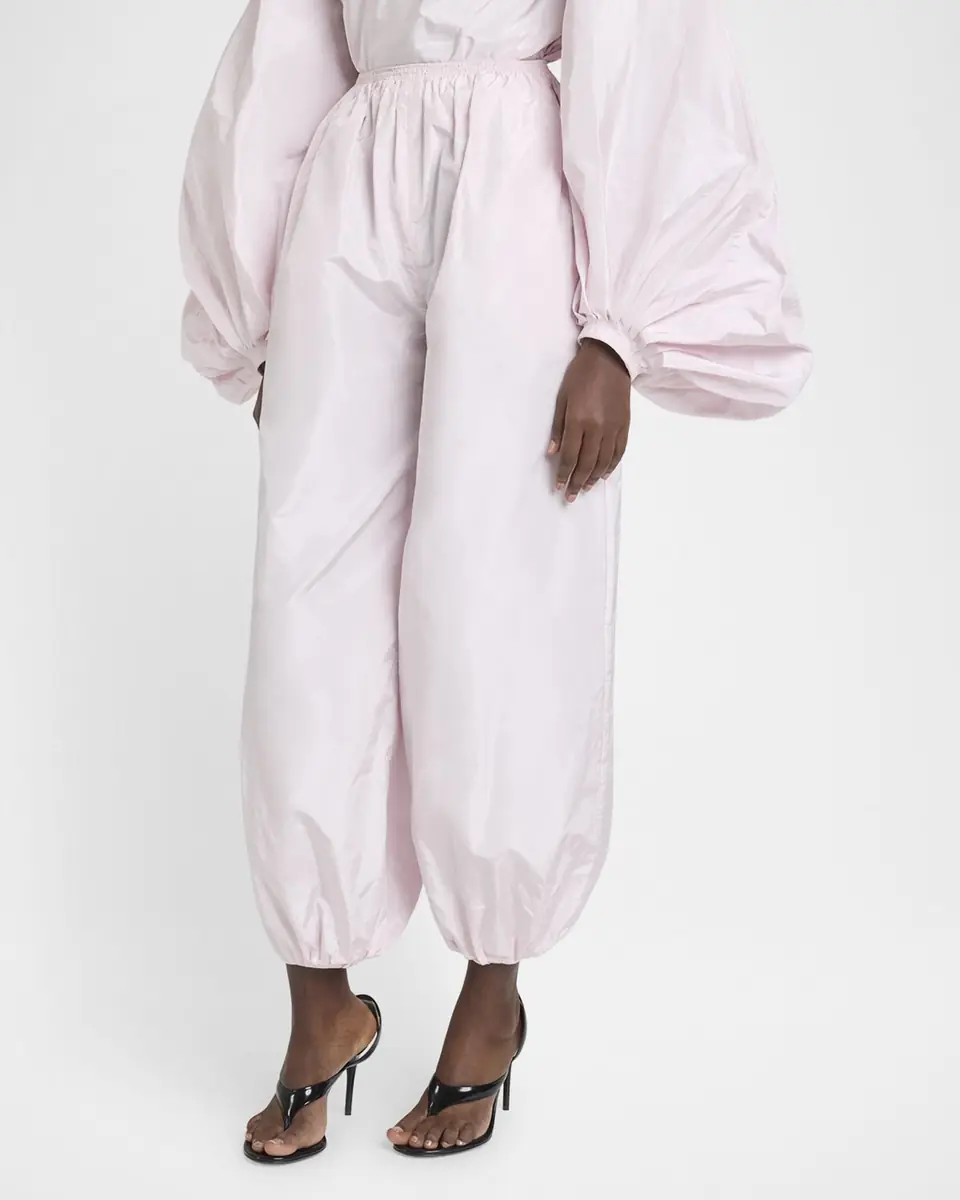 ALAÏA Balloon Silk Taffeta Pants | Thumbnail 3