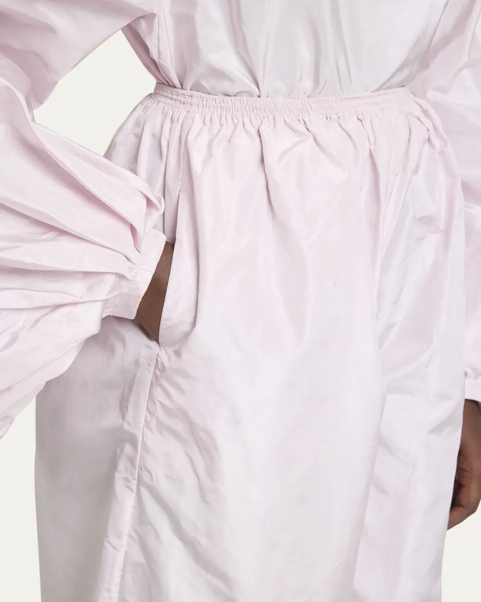 ALAÏA Balloon Silk Taffeta Pants | Thumbnail 9