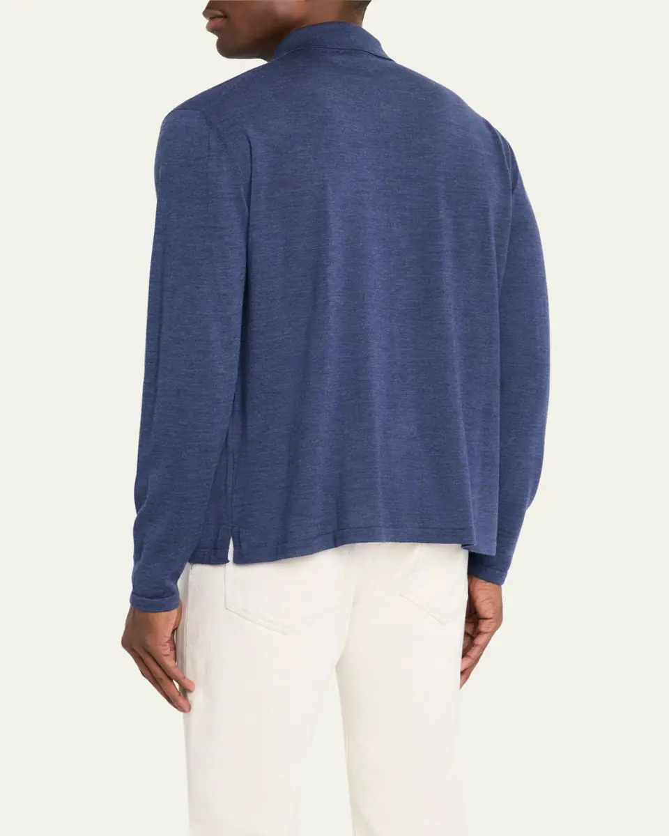 Bergdorf Goodman Men's Wool Overshirt Cardigan | Thumbnail 8