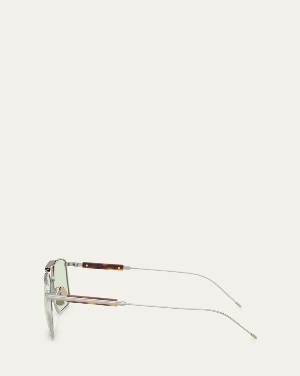 Brunello Cucinelli 0BC2005ST Square Metal Sunglasses | Thumbnail 3 Brunello Cucinelli 0BC2005ST Square Metal Sunglasses | Thumbnail 3