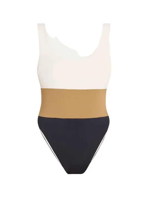 Hume Tricolor One-Piece Swimsuit