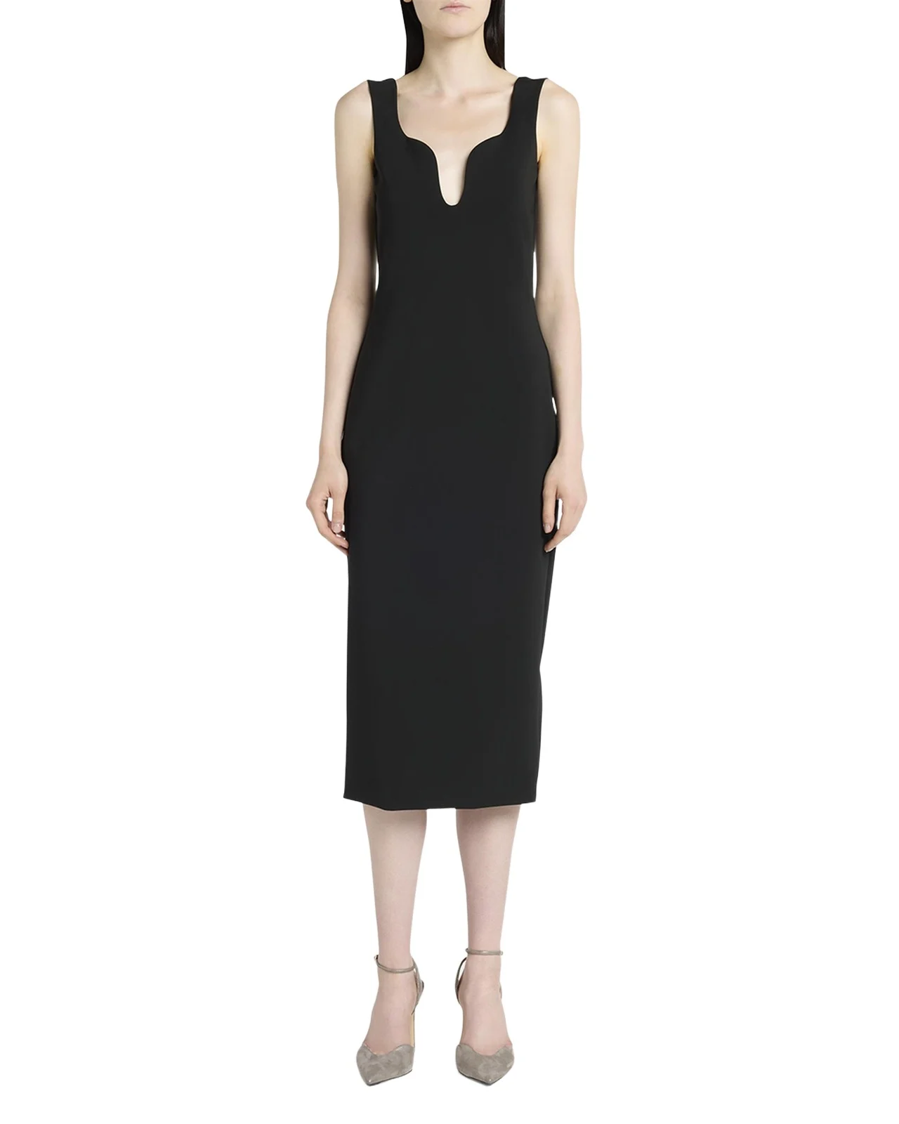 Stretch Jersey Body-Con Midi Dress Stretch Jersey Body-Con Midi Dress