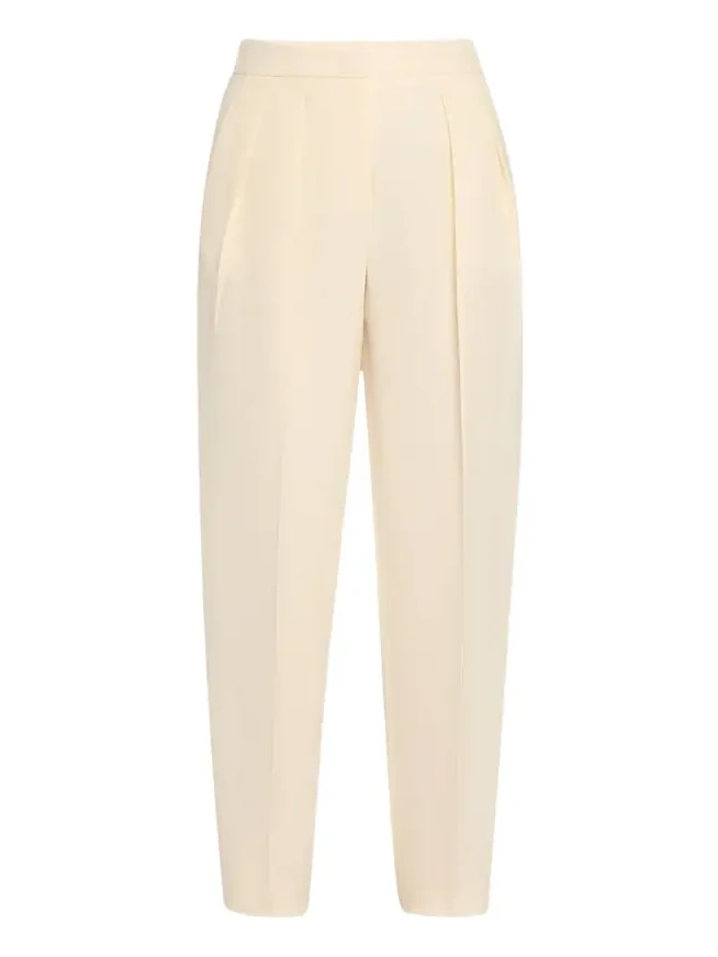 Pleated Cady Straight-Leg Tuxedo Trousers Pleated Cady Straight-Leg Tuxedo Trousers