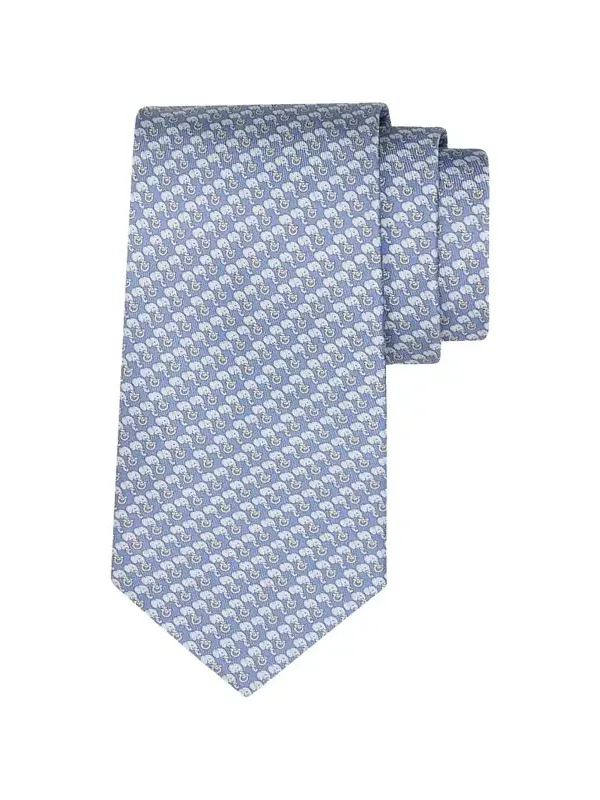 Men's Gancini Elephant Tie Men's Gancini Elephant Tie