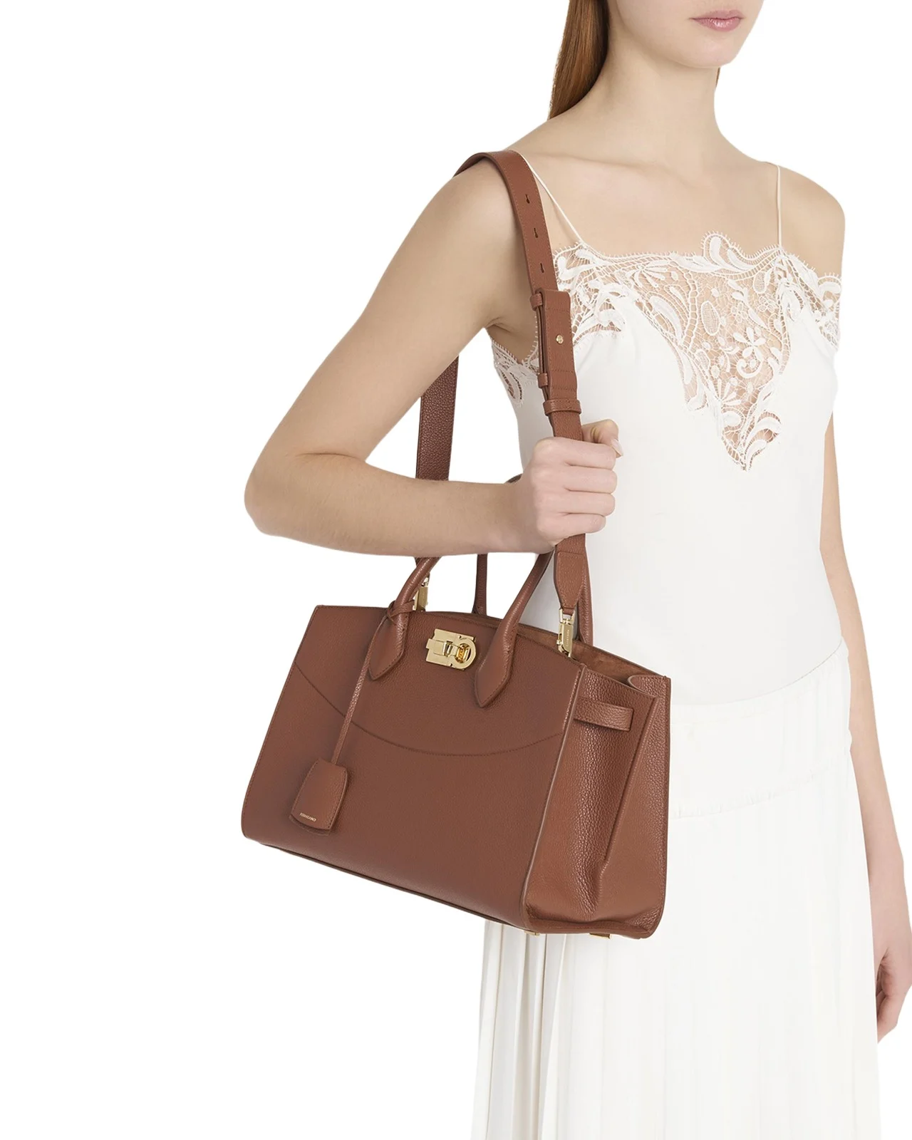 The New Studio Soft Leather Top-Handle Bag The New Studio Soft Leather Top-Handle Bag