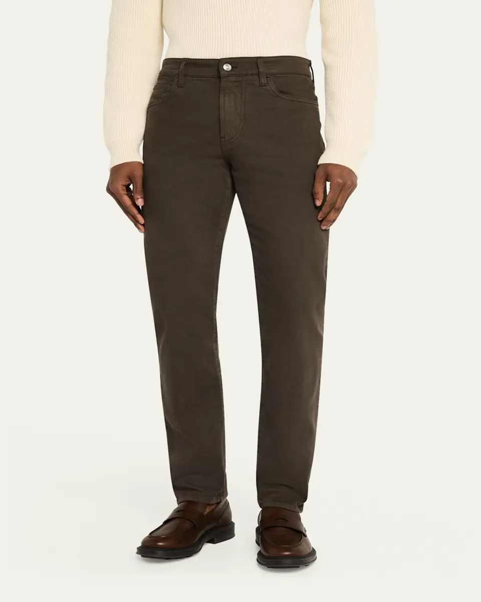 Loro Piana Men's Quarona Denim Five-Pocket Pants | Thumbnail 12
