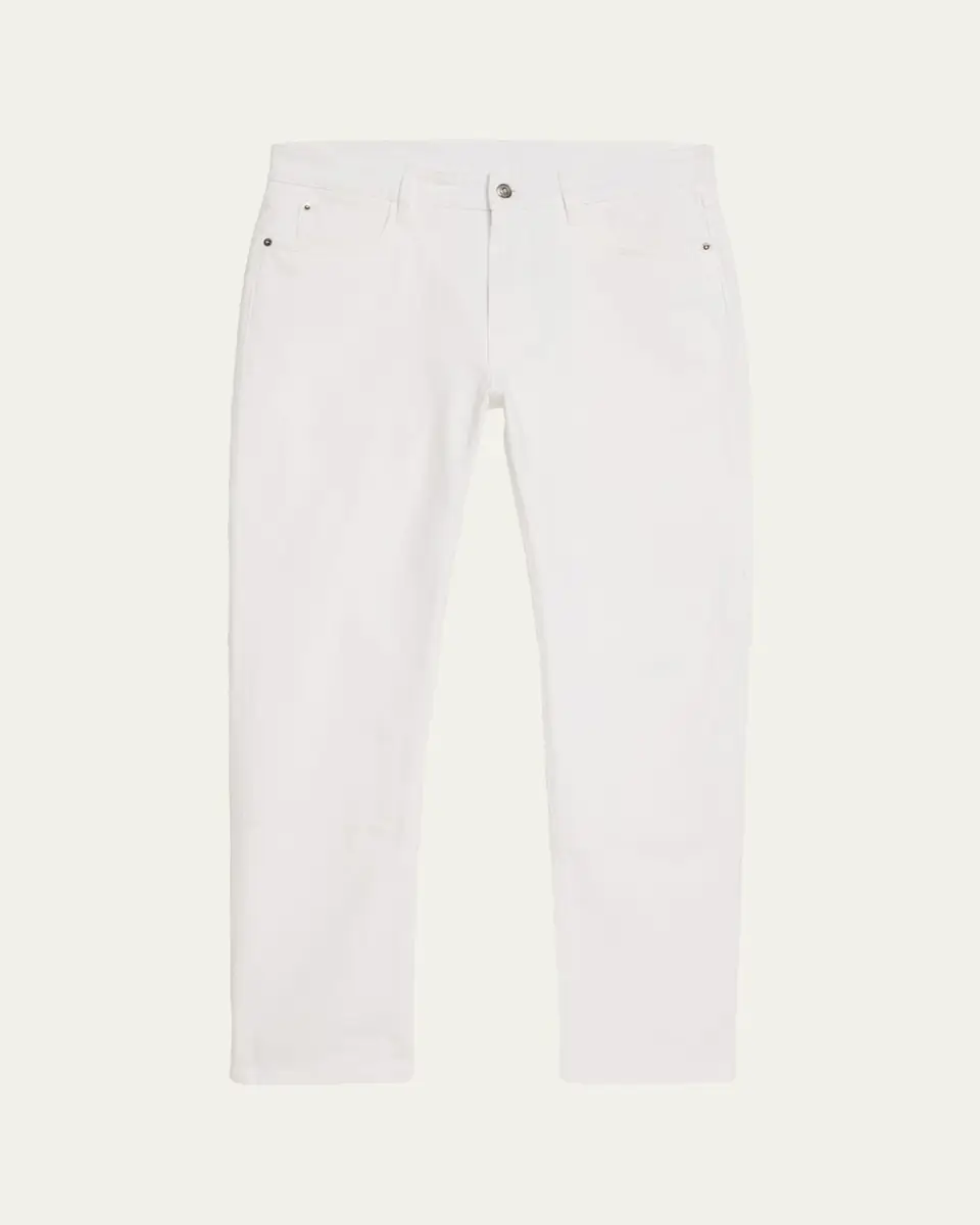 Loro Piana Men's Quarona Denim Five-Pocket Pants | Thumbnail 14
