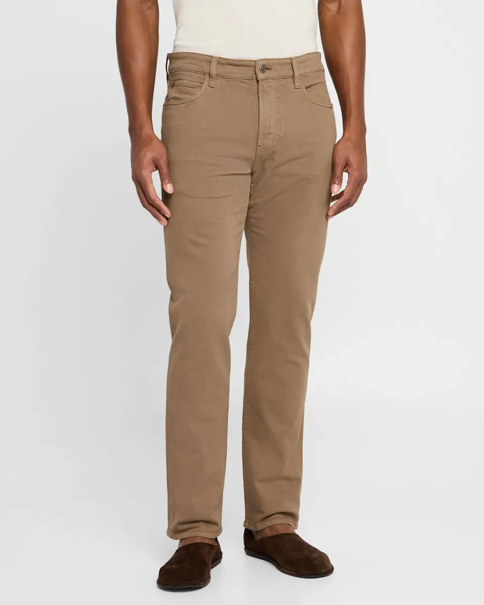 Loro Piana Men's Quarona Denim Five-Pocket Pants | Thumbnail 3