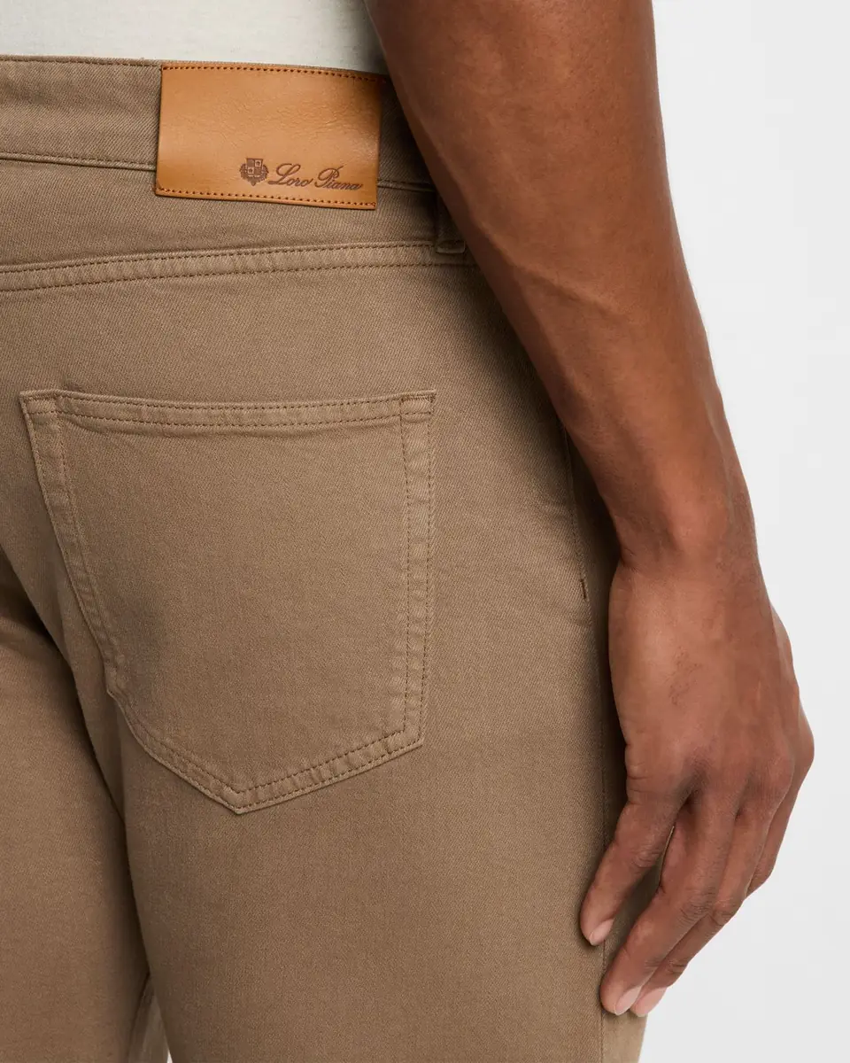 Loro Piana Men's Quarona Denim Five-Pocket Pants | Thumbnail 4