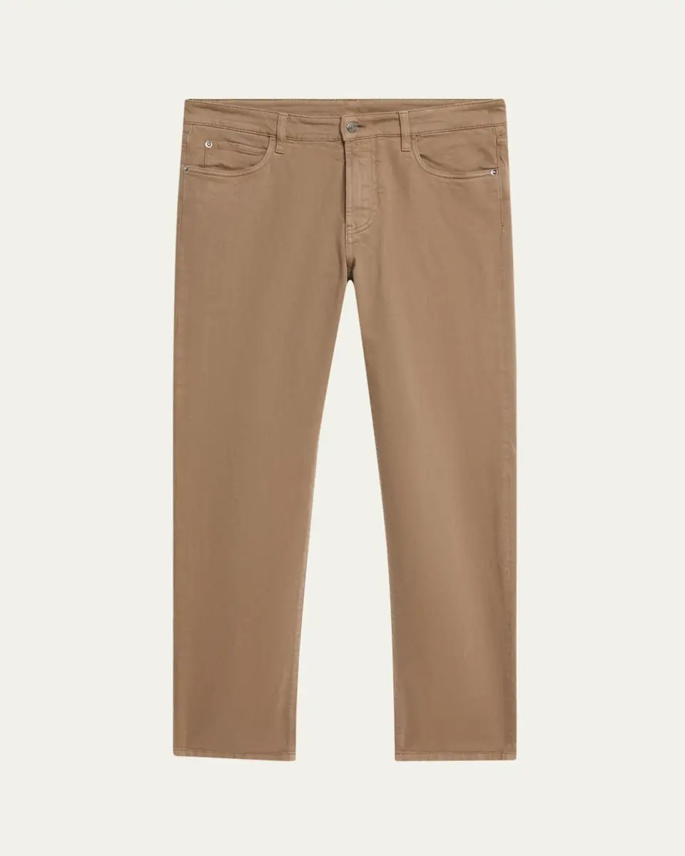 Loro Piana Men's Quarona Denim Five-Pocket Pants | Thumbnail 5